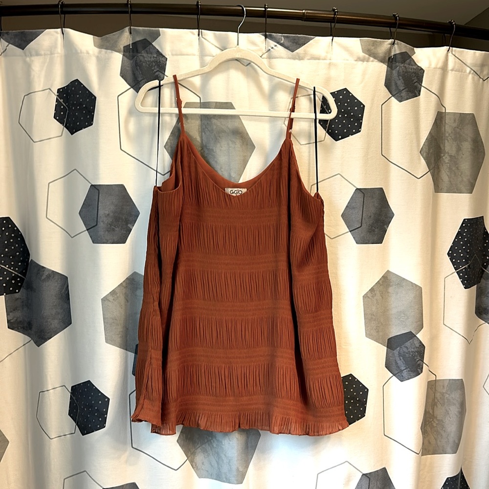 Rust colored tank top